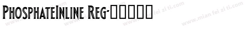 PhosphateInline Reg字体转换